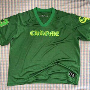 Chrome Hearts Mesh Jersey Green Short Sleeve L